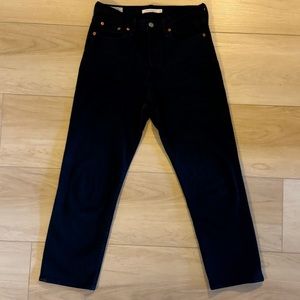 Levi’s Wedgie Straight Jeans Black 26 inch